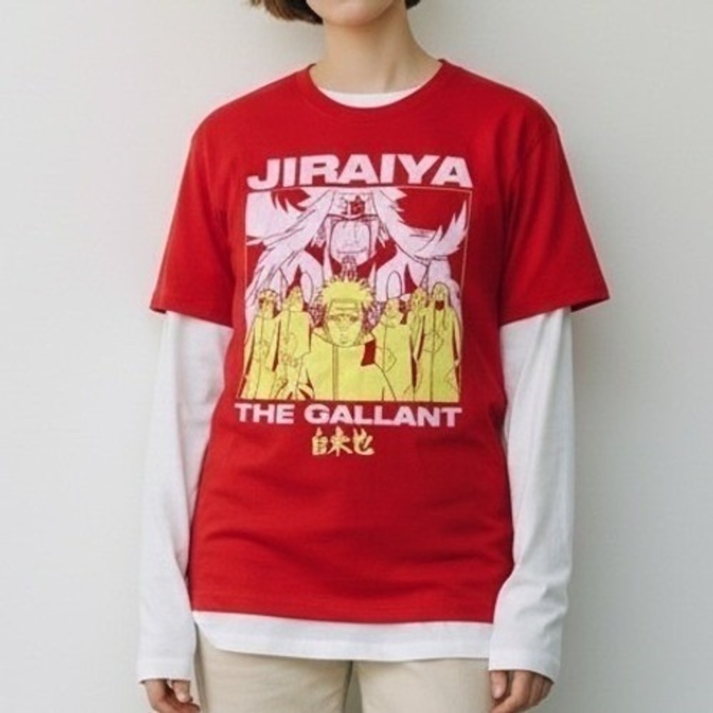 Vintage Naruto Jiraiya Anime Graphic T-Shirt Unisex Size Small Masashi Kishimoto